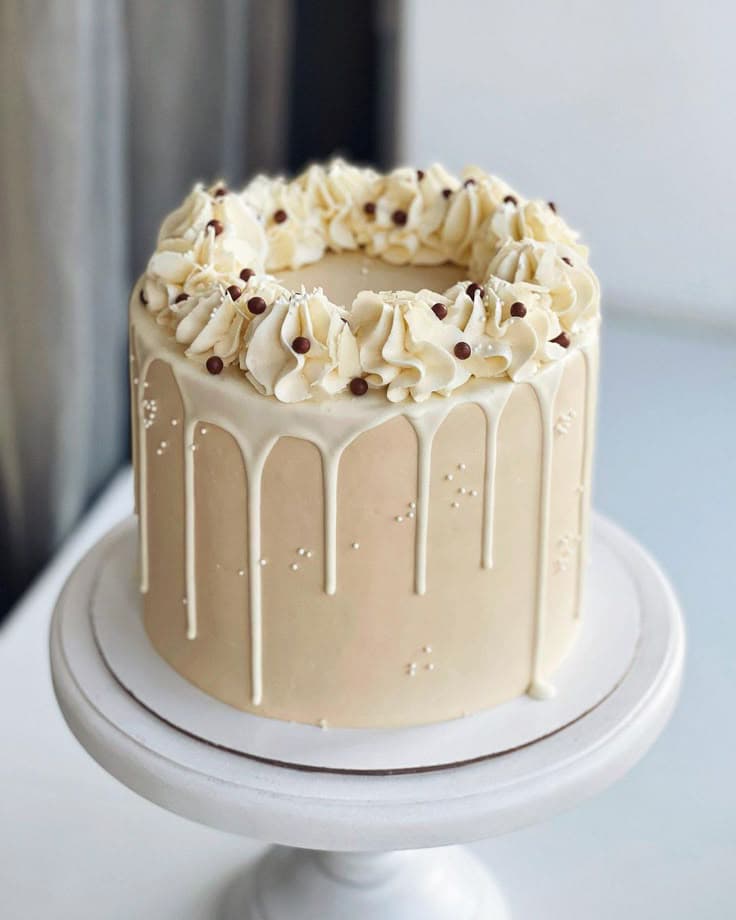 tarta de chocolate blanco